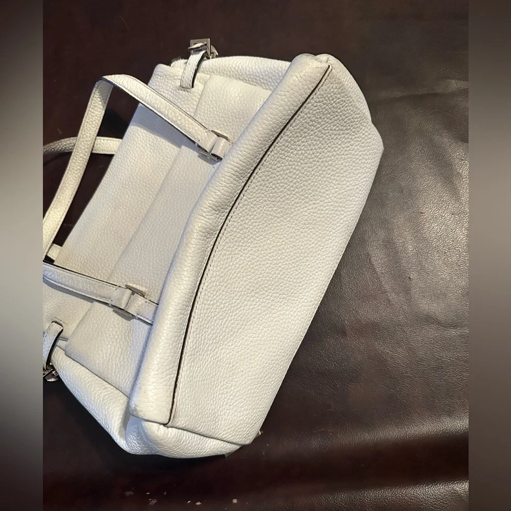Kate Spade White Leather Tote Bag